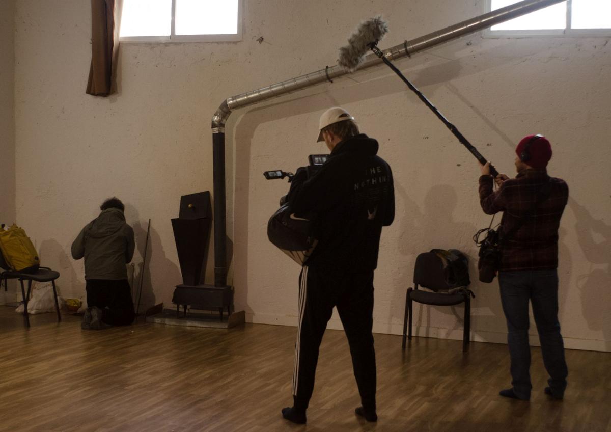 Imagen secundaria 1 - Imágenes del rodaje. 